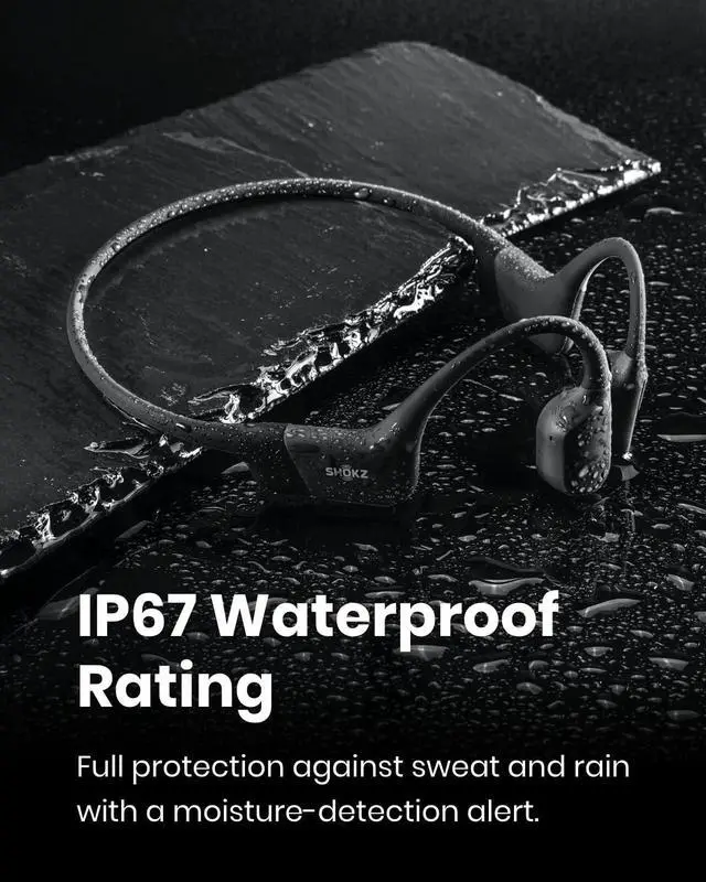 Alt view image 6 of 7 - SHOKZ OpenRun Mini (AfterShokz Aeropex Mini) -Bone Conduction Open-Ear Bluetooth Sport Headphones - Waterproof Wireless Earphones for Workouts and Running - Built-in Mic (Renewed)