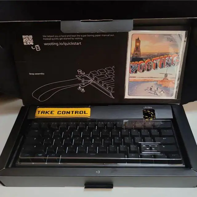 Alt view image 3 of 3 - Wooting 60HE+ Wired gaming mechanical keyboard,Magnetic Jade Switch,Hot Swappable,PBT Keycaps  Black