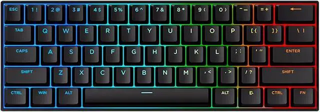 Main image of MCHOSE ACE 60 PRO 60% Wired Magnetic Switch Mechanical Gaming Keyboard, Rapid Trigger Hall Effect Keyboard, Hyper-Fast Adjustable Actuation, 8K Hz Polling Rate, RGB HotSwap, for PC/Mac, Black