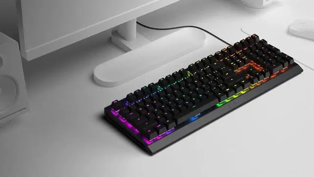 Alt view image 2 of 6 - Wooting Two HE Wired gaming mechanical keyboard, Magnet Switch, Hot Swappable, PBT Keycaps, Black