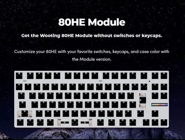 Alt view image 3 of 5 - Wooting 80HE Module, Customize Your Keyboard