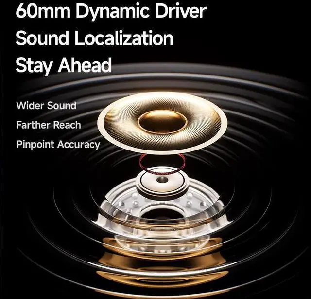 Alt view image 5 of 7 - MCHOSE V9 Turbo+ Magnetic Wireless Gaming Headset 7.1 Surround Sound for PS5 PS4 PC SWITCH TOPSPEED Gaming Headphones with Noise Canceling Mic, 200Hr Battery, Low 15ms Latency, BT Wireless FPS Games