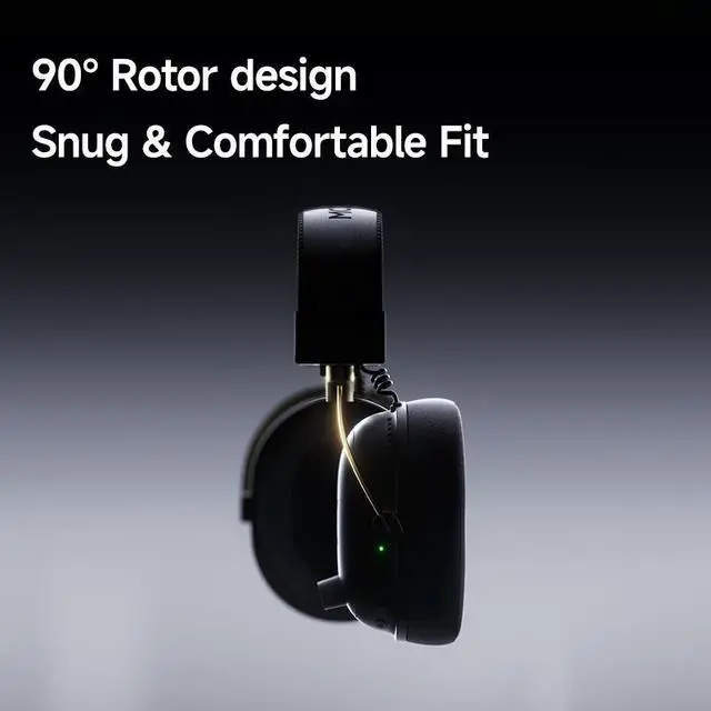 Alt view image 3 of 4 - MCHOSE V9 Turbo Wireless Gaming Headset 7.1 Surround Sound for PS5 PS4 PC SWITCH TOPSPEED Gaming Headphones with Noise Canceling Mic, 200Hr Battery, Low 15ms Latency, BT Wireless FPS Games