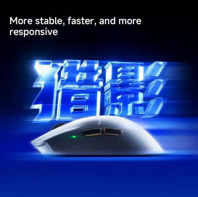 Alt view image 3 of 7 - MCHOSE K7 V2 Ultra+ Wireless Mouse, computer mouse, flagship PAW3955 TI sensor, wired 8K/wireless 8K/Bluetooth, 50K DPI resolution (overclocked), with RGB magnetic charger