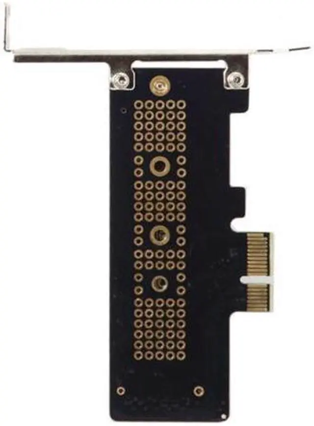 Alt view image 6 of 7 - Low Profile PCI-E 3.0 x1 Lane to M.2 NGFF M-Key SSD Nvme AHCI PCI Express Adapter Card SA-008