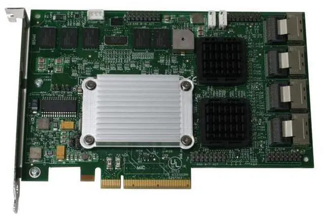 Alt view image 2 of 4 - LSI MegaRAID SATA/SAS 84016E 3Gb/s PCI-Express w/ 256MB onboard memory RAID Controller Card, Single