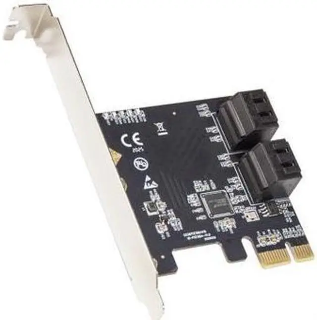 Main image of 4 Port SATA III PCI-e 3.0 x1 Card Non-Raid with Low Profile Bracket