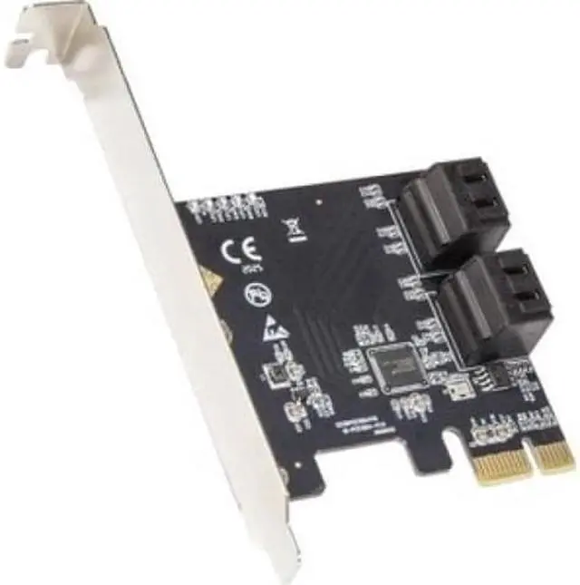 Alt view image 6 of 7 - 4 Port SATA III PCI-e 3.0 x1 Card Non-Raid with Low Profile Bracket