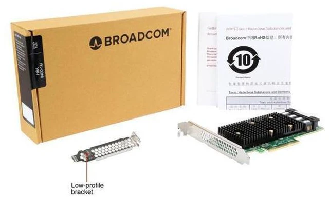 Alt view image 4 of 4 - SAS 9400-16i x8 lane PCI Express 3.1 SAS Tri-Mode Storage Adapter