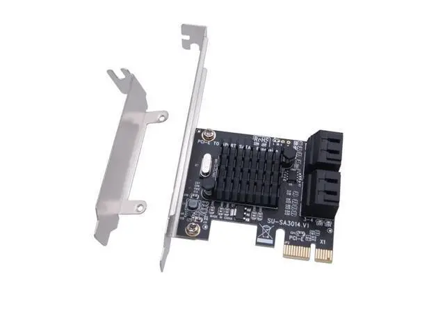 Alt view image 3 of 5 - 4 Port SATA III Expansion Card 6Gbps PCIe 1X to SATA 3.0 Adapter Converter Card Support IPFS Hard Disk Devices Card