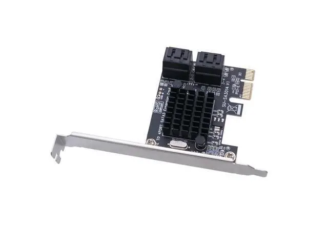 Alt view image 5 of 5 - 4 Port SATA III Expansion Card 6Gbps PCIe 1X to SATA 3.0 Adapter Converter Card Support IPFS Hard Disk Devices Card