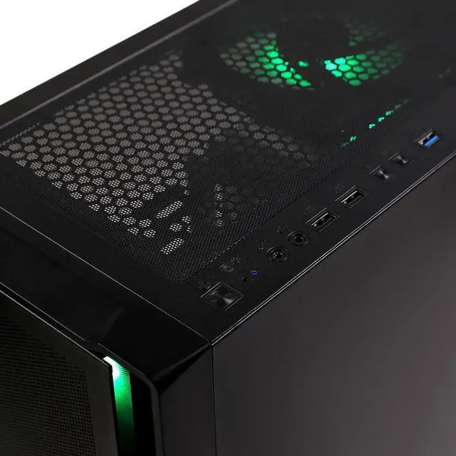 Alt view image 4 of 6 - MXZ Gaming PC Desktop Computer, AMD Ryzen 7 5700X 3.6GHz, GeForce RTX 3060 Ti,16GB(8G*2) DDR4, NVME 500GB SSD, 5RGB Fans, Win 11 Pro Ready, Gamer Desktop Computer (R7 5700X|RTX 3060 Ti)