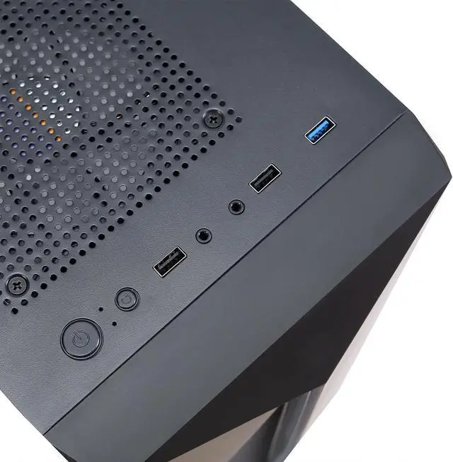 Alt view image 3 of 7 - MXZ Gaming PC Desktop Computer, AMD Ryzen 5 5600GT 3.6GHz, AMD Radeon RX Vega 7 Graphics,16GB DDR4, NVME 1TB SSD, 6RGB Fans, Win 11 Pro Ready, Gamer Desktop Computer (R5 5600GT)