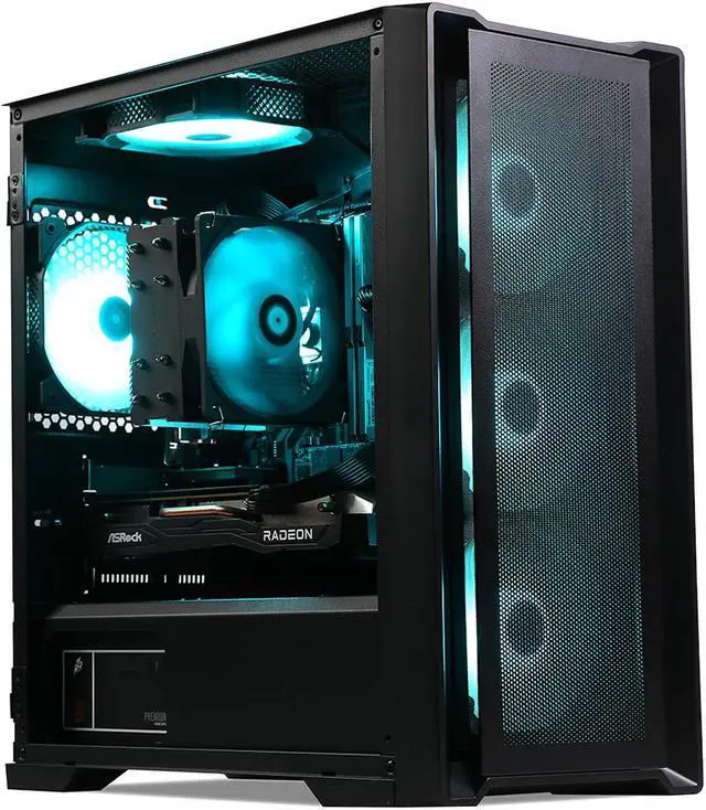 MXZ Gaming PC Computer AMD Ryzen 7 5700X3D, GeForce RTX 4060
