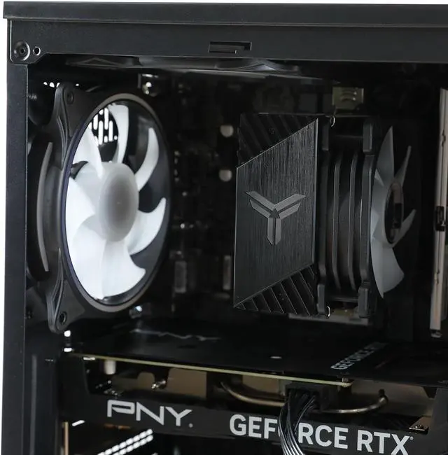 Alt view image 6 of 7 - MXZ Gaming PC Computer Intel Core i5 9400F, RX 6600, 8GB*2(16GB) DDR4, NVME M2 500GB, 5 RGB Fans, Windows 11 Pro Ready to Use, Gamer Desktop Computer (I5 9400F|RX 6600)