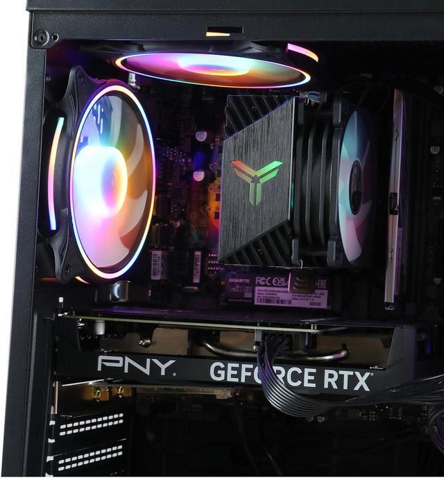 Alt view image 2 of 7 - MXZ Gaming PC Computer Intel Core i5 9400F, RX 5600XT, 8GB DDR4, NVME M2 500GB, 5 RGB Fans, Windows 11 Pro Ready to Use, Gamer Desktop Computer (I5 9400F| RX 5600XT)