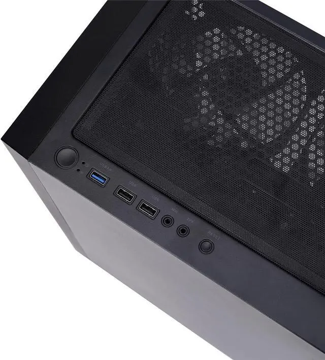 Alt view image 3 of 7 - MXZ Gaming PC Desktop Computer, AMD Ryzen 5 4500 3.6GHz, GTX1660S,16GB(8G*2) DDR4, NVME 500GB SSD, 6RGB Fans, Win 11 Pro Ready, Gamer Desktop Computer(R5 4500|GTX1660S)