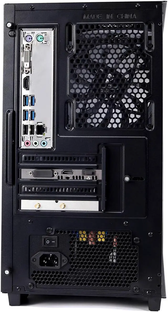 Alt view image 7 of 7 - MXZ Gaming PC Desktop Computer, AMD Ryzen 5 4500 3.6GHz, GTX1660S,16GB(8G*2) DDR4, NVME 500GB SSD, 6RGB Fans, Win 11 Pro Ready, Gamer Desktop Computer(R5 4500|GTX1660S)