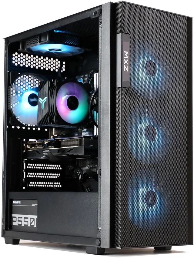 Main image of MXZ Gaming PC Computer Intel Core i5 12400F 3.6GHz, GeForce RTX 3070,8GB*2(16GB) DDR4,NVME M2 1 T, 5RGB Fans,Windows 11 Pro Ready to use, Gamer Desktop Computer(I5 12400F| RTX 3070)