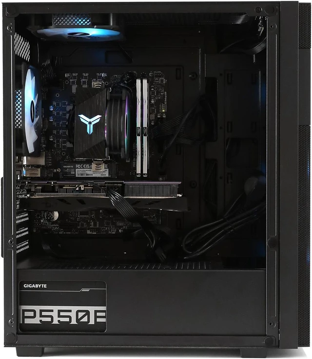 Alt view image 5 of 7 - MXZ Gaming PC Computer Intel Core i5 12400F 3.6GHz, GeForce RTX 3070,8GB*2(16GB) DDR4,NVME M2 1 T, 5RGB Fans,Windows 11 Pro Ready to use, Gamer Desktop Computer(I5 12400F| RTX 3070)