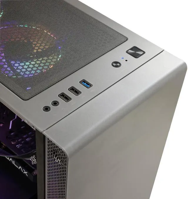 Alt view image 3 of 7 - MXZ Gaming PC Computer AMD Ryzen 5 5600 3.6GHz,RX7650GRE, 16GB(8G*2) DDR4, NVME 1T SSD, 6RGB Fans, WIFI & Win 11 Pro Ready, Gamer Desktop Computer,(R5 5600|RX 7650 GRE)