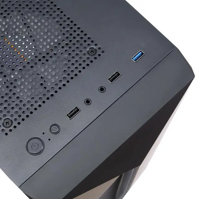 Alt view image 3 of 7 - MXZ Gaming PC Desktop Computer, AMD Ryzen 5 5600G 3.6GHz, AMD Radeon RX Vega 7 Graphics,16GB DDR4, NVME 1TB SSD, 6RGB Fans, Win 11 Pro Ready, Gamer Desktop Computer (R5 5600G)