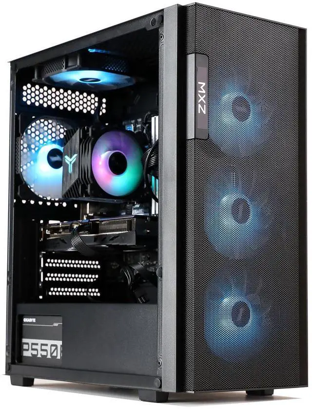Main image of MXZ AMD Ryzen 5 5600X , GeForce RTX 5060, Gaming PC ,16GB DDR4,M.2 SSD 1 T, B450, 6RGB Fans,Windows 11 Pro , Gamer Desktop Computer(R5 5600X| RTX5060)