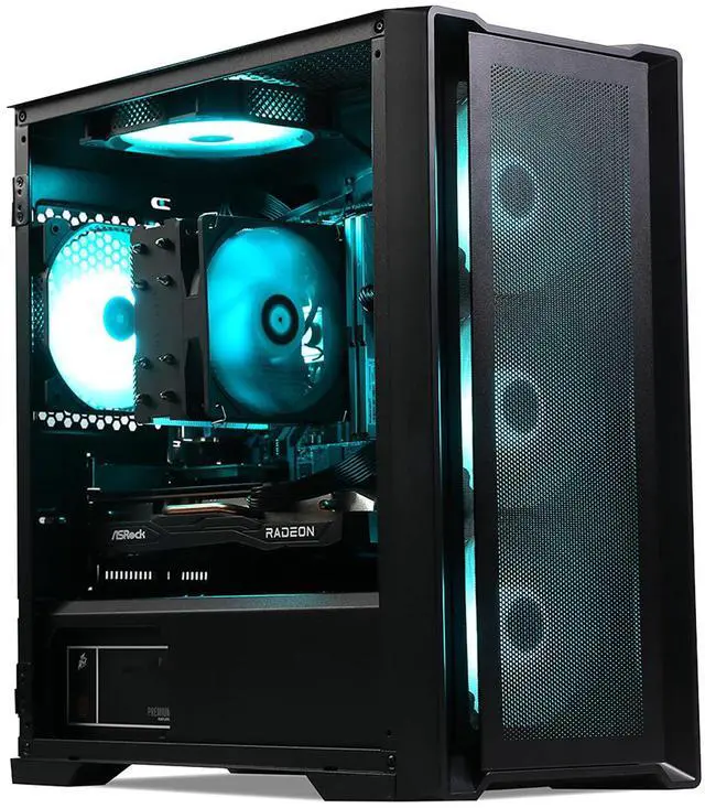 Main image of MXZ Gaming PC ,AMD Ryzen 7 7700 , GeForce RTX 5060 ,32GB(16GB*2)DDR5 6000MHz, NVME M2 1 T, 6RGB Fans, Windows 11 Pro Ready to use, Gamer Desktop Computer(R7 7700| RTX 5060)