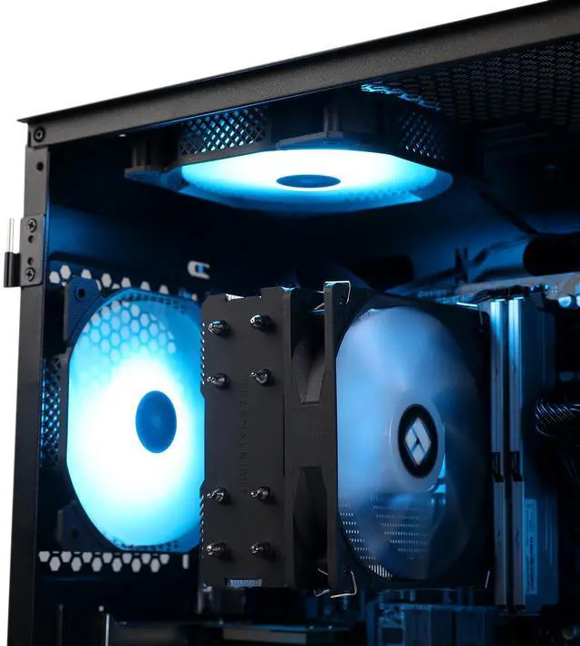 Alt view image 2 of 7 - MXZ Gaming PC ,AMD Ryzen 7 7700 , GeForce RTX 5060 ,32GB(16GB*2)DDR5 6000MHz, NVME M2 1 T, 6RGB Fans, Windows 11 Pro Ready to use, Gamer Desktop Computer(R7 7700| RTX 5060)