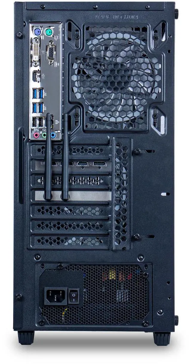 Alt view image 4 of 6 - MXZ Gaming PC Desktop Computer, AMD Ryzen 5 4500 3.6GHz, GTX1660S,16GB(8G*2) DDR4, NVME 500GB SSD, 6RGB Fans, Win 11 Pro Ready, Gamer Desktop Computer(R5 4500|GTX1660S)