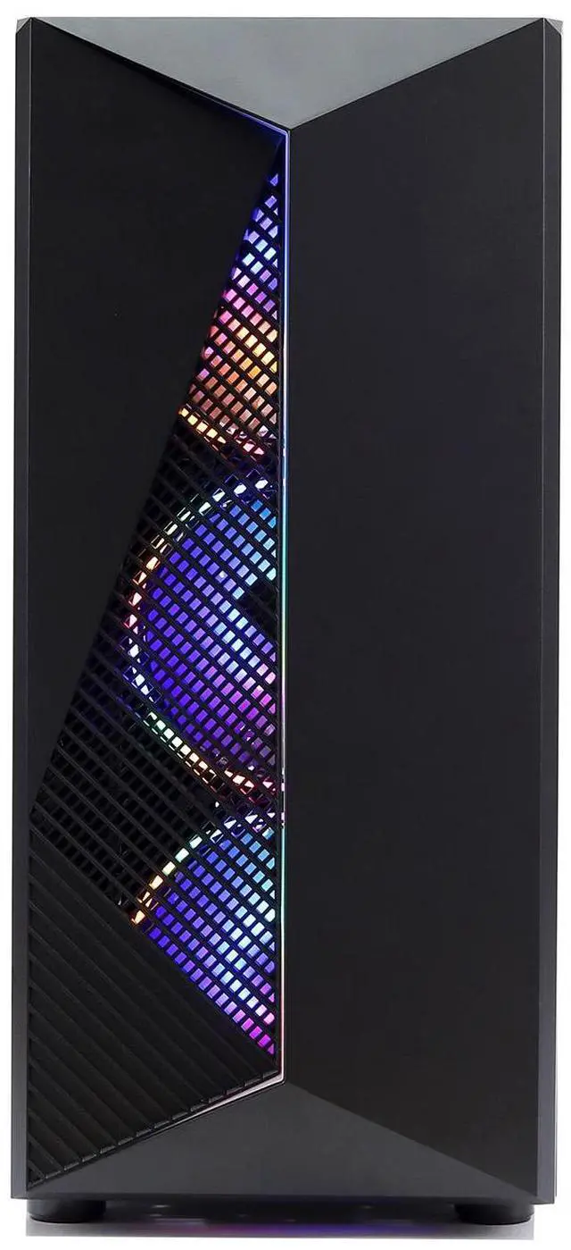 Alt view image 5 of 6 - MXZ Gaming PC Desktop Computer, AMD Ryzen 5 5600GT 3.6GHz, AMD Radeon RX Vega 7 Graphics,16GB DDR4, NVME 1TB SSD, 6RGB Fans, Win 11 Pro Ready, Gamer Desktop Computer