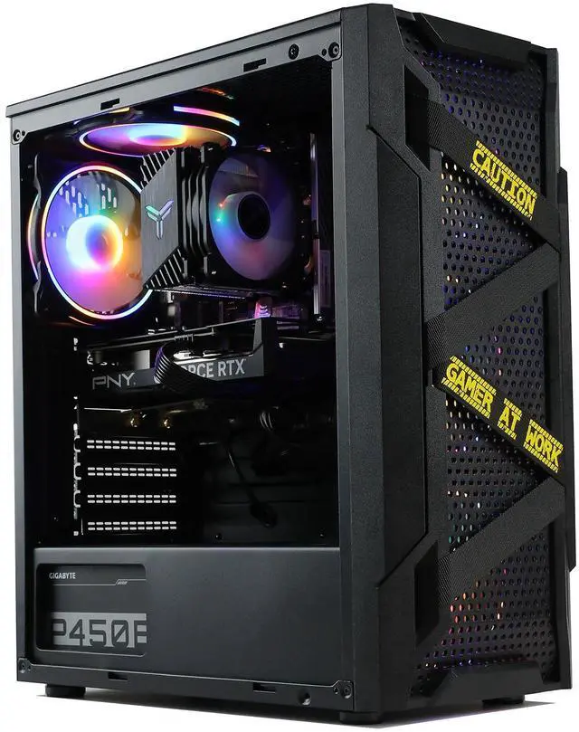 Main image of MXZ Gaming PC Computer Intel Core i5 9400F, RTX 3050, 8GB*2(16GB) DDR4, NVME M2 500GB, 5 RGB Fans, Windows 11 Pro Ready to Use, Gamer Desktop Computer