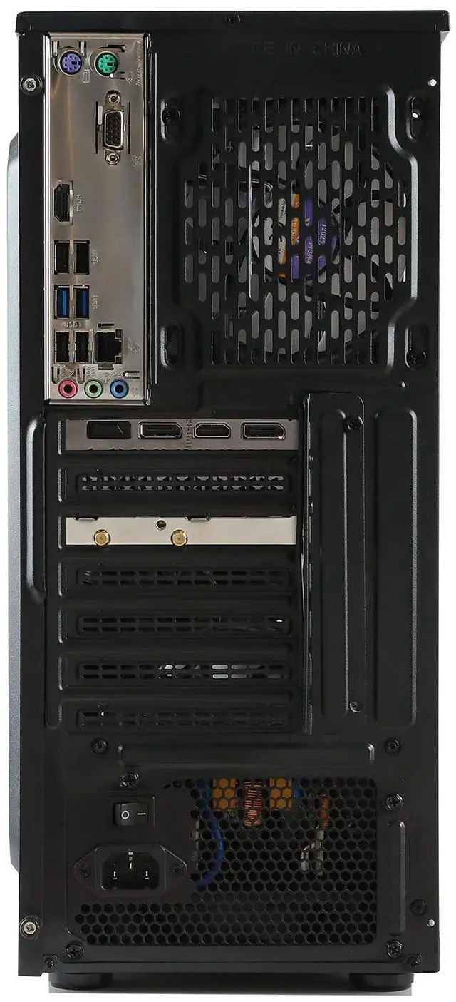 Alt view image 4 of 7 - MXZ Gaming PC Computer Intel Core i5 9400F, RX 580, 8GB DDR4, NVME M2 500GB, 5 RGB Fans, Windows 11 Pro Ready to Use, Gamer Desktop Computer