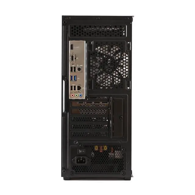 Alt view image 3 of 6 - MXZ Gaming PC Computer Intel Core i5 12400F , GeForce RTX 4060, 8GB*2(16GB) DDR4, NVME M2 500G, 5RGB Fans,Windows 11 Pro Ready to use, Gamer Desktop Computer(I5 12400F| RTX4060)