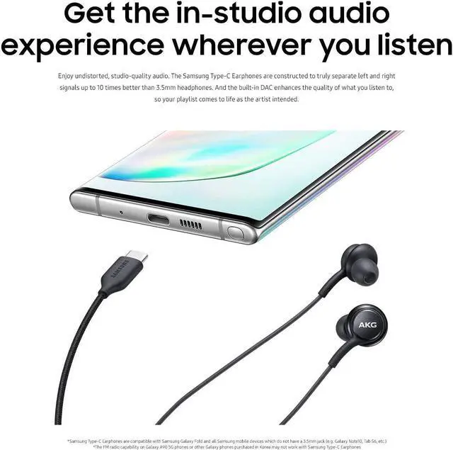 Alt view image 3 of 3 - Samsung Earphones Tuned by AKG | USB Type-C  (2 Pack)