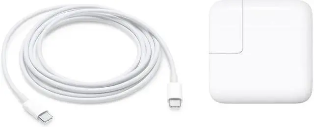 Alt view image 2 of 6 - Apple 61W USB-C Power Adapter for MacBook + C to C Cable