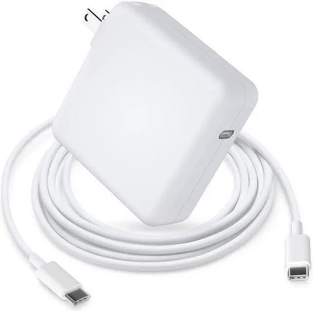 Alt view image 4 of 6 - Apple 61W USB-C Power Adapter for MacBook + C to C Cable
