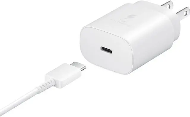 Alt view image 2 of 3 - Samsung USB-C 25W Power Adapter - White |New|