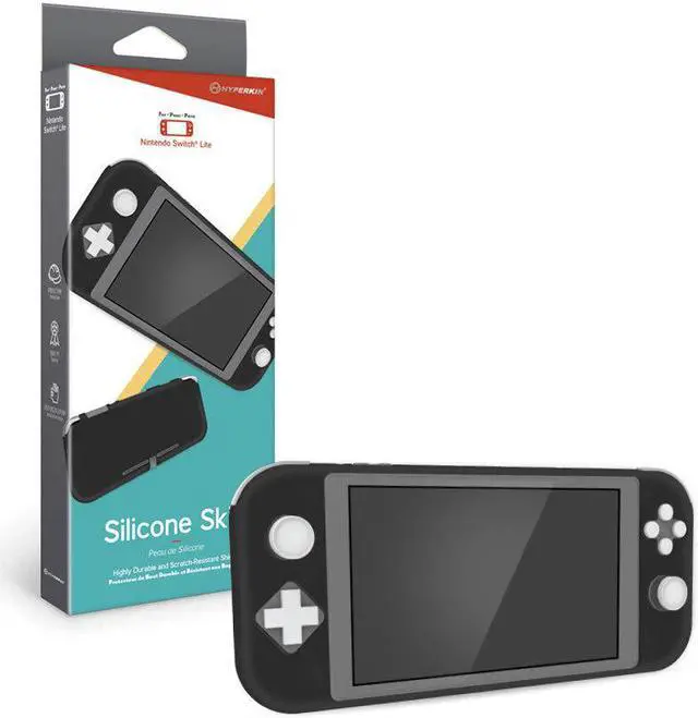 Alt view image 5 of 5 - Hyperkin Silicone Skin Console Case for Nintendo Switch Lite - Black