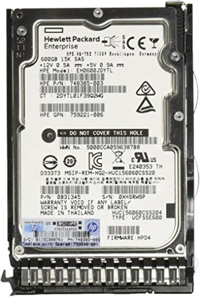 Alt view image 4 of 7 - HPE SOURCING Enterprise Hard Drive