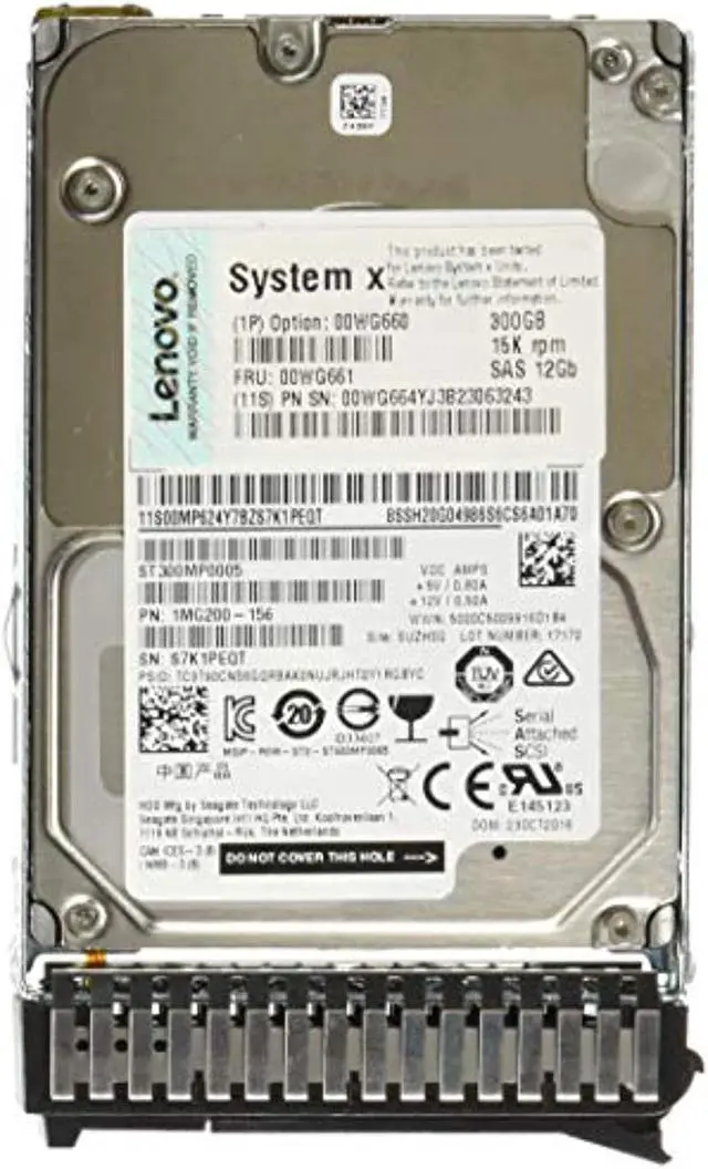Alt view image 8 of 9 - Lenovo 00WG660 300 GB HDD