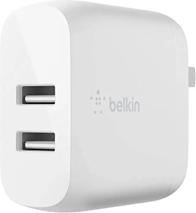 Alt view image 6 of 20 - Belkin Boost?Charge Dual Usb-A Wall Charger 24W