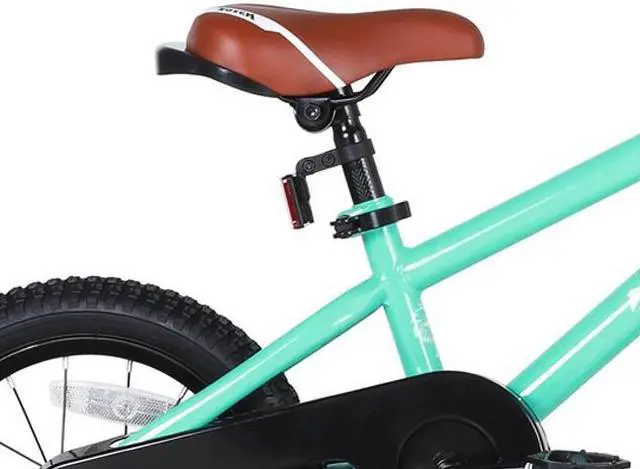 Alt view image 6 of 7 - JOYSTAR Totem Kids Bike for 2-9 Years Old Boys Girls, BMX Style Kid Bicycles 12 14 16 18 Inch with Training Wheels, 18 Inch Children Bikes with Kickstand and Handbrake 12" Green