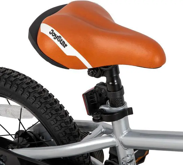 Alt view image 6 of 7 - JOYSTAR Totem Kids Bike for 2-9 Years Old Boys Girls, BMX Style Kid Bicycles 12 14 16 18 Inch with Training Wheels, 18 Inch Children Bikes with Kickstand and Handbrake 14" Silver