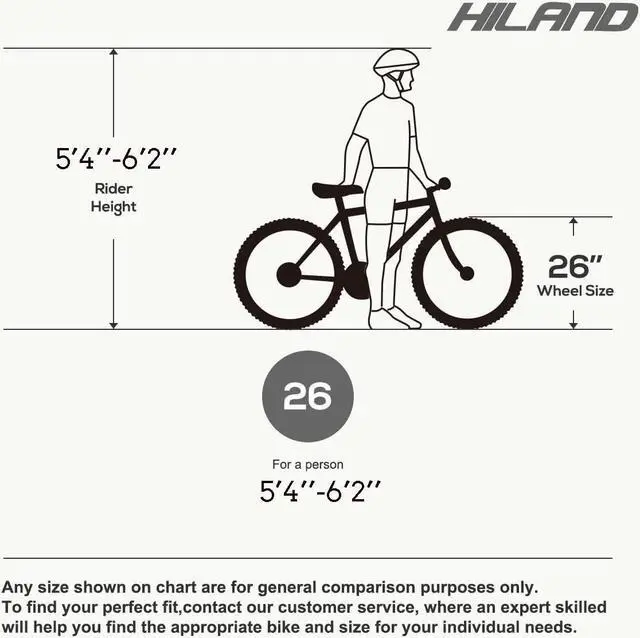 Alt view image 7 of 7 - HILAND 26 Inch Womens Beach Cruiser Bike, Single Speed Commuter Bicycle with Rear Coaster Brake, Low Step-Through Frame, Comfortable Seat with Dual Springs, City Hybrid Bike for Women Men Adult, Blue