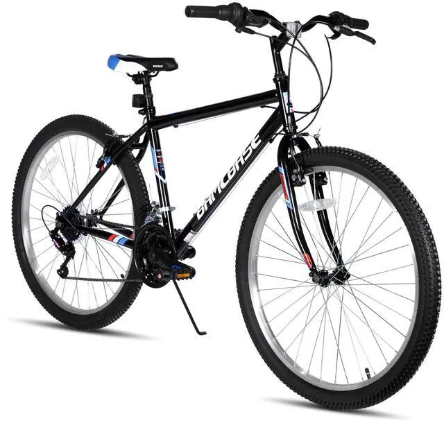 Main image of HILAND 24 26 Inch Mountain Bike with 21 - Speed for Men Women, High - Carbon Steel Frame, Sport Cycling MTB Bicycle for Adult