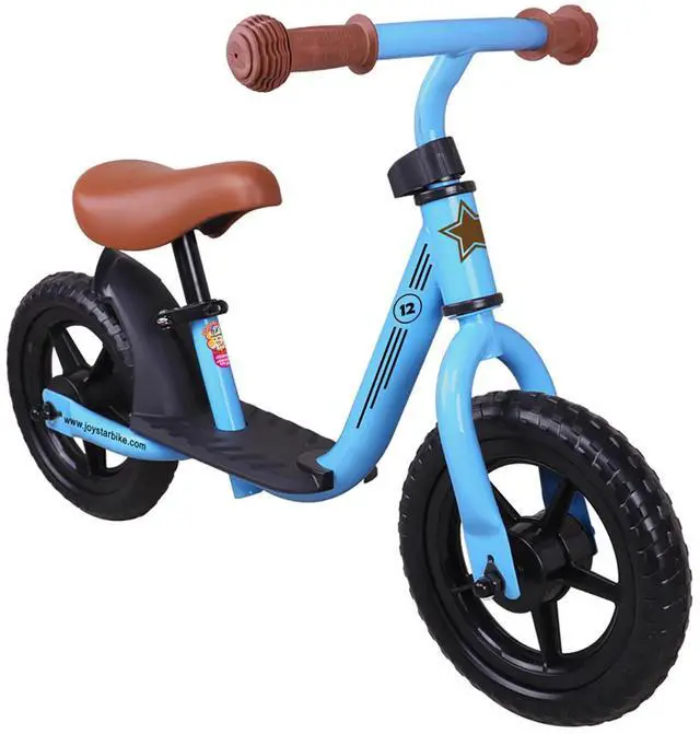 Alt view image 7 of 7 - JOYSTAR Roller 10" Toddler Balance Bike for Girls Boys, Ages 18 Months to 5 Years, Kids Push Bike with Footrest, Blue