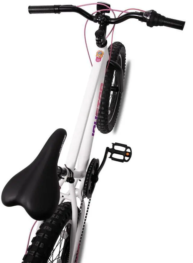 Alt view image 7 of 7 - JOYSTAR 20 Inch Mountain Bike for Kids Ages 7-13, 7 Speed Disc Brakes MTB, Fat Tire Kids Bicycles for Boys Girls, White