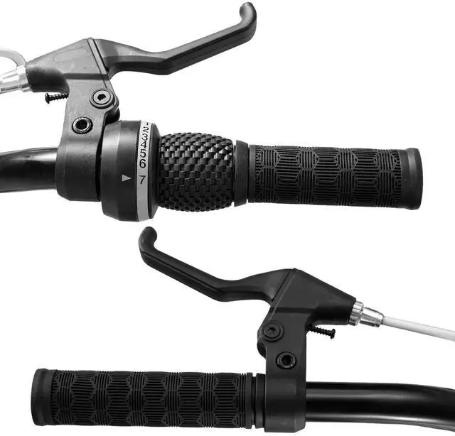 Alt view image 7 of 7 - JOYSTAR Lubbock 20 Inch Kids Bike with 7-Speed, Hardtail Mountain Bike for Kids Ages 6-10 MTB for Boys Girls, White