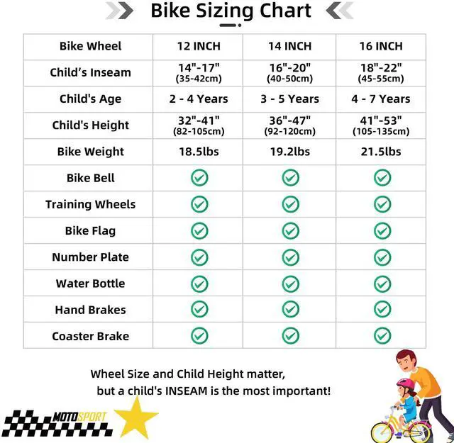 Alt view image 7 of 7 - JOYSTAR Little Daisy 12" Kids Bike for Girls Boys Ages 2-4, Children's Bicycle with Doll Seat & Streamers, Black